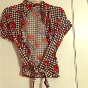 Short sleeve flannel